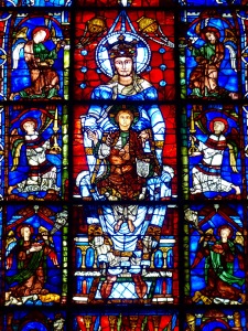 Chartres Cathedral - Blue Virgin Window